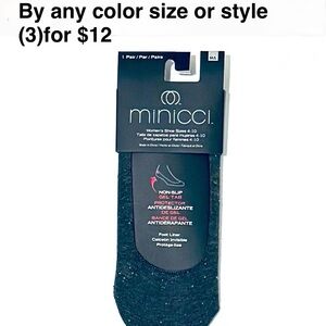 Minicci Women's Non-Slip Socks - Dark Gray